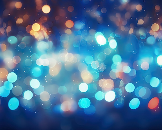 Abstract bokeh background Christmas and new year background