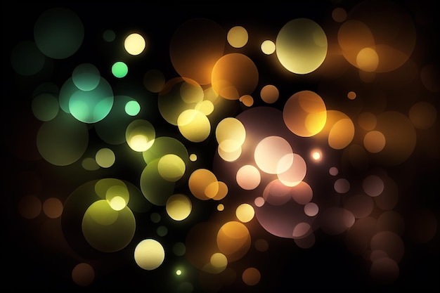 Abstract Bokeh background generative AI