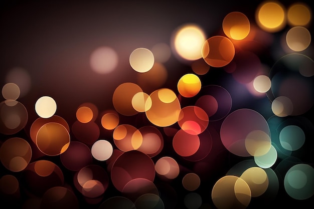 Abstract Bokeh background generative AI