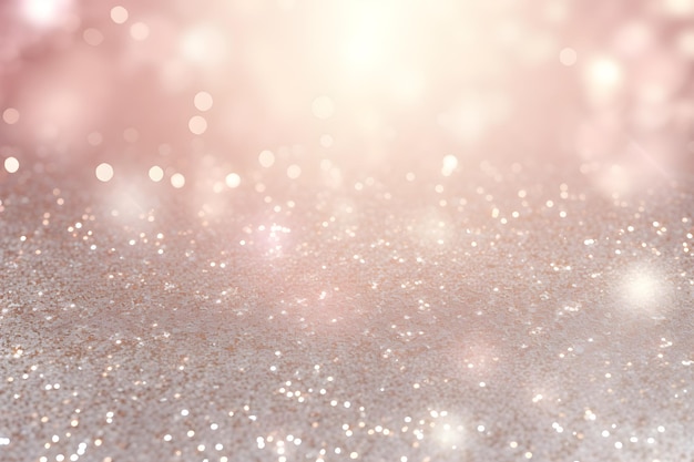 abstract bokeh background glitter vintage lights background AI generate
