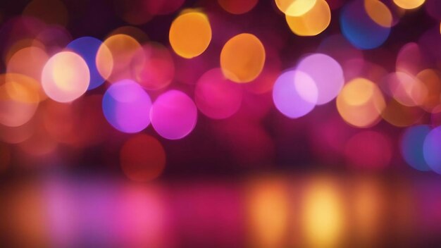 Abstract bokeh blurred lights background