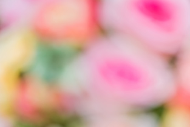 Abstract bokeh and blurred white and pink nature background 