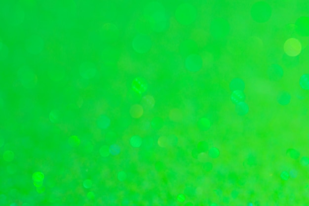 Abstract Bokeh Circle Green Background