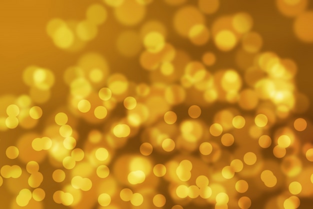 Photo abstract bokeh gold color background