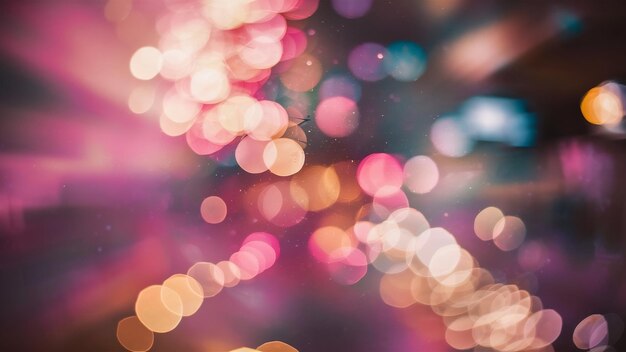 Abstract bokeh light