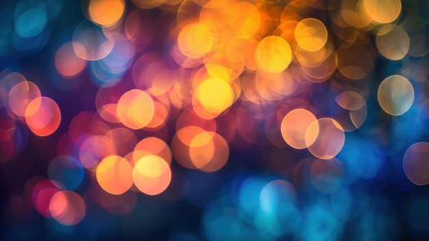 Abstract bokeh lights background