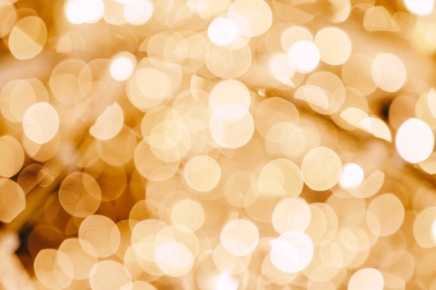 Abstract bokeh lights with soft light background lights of garland