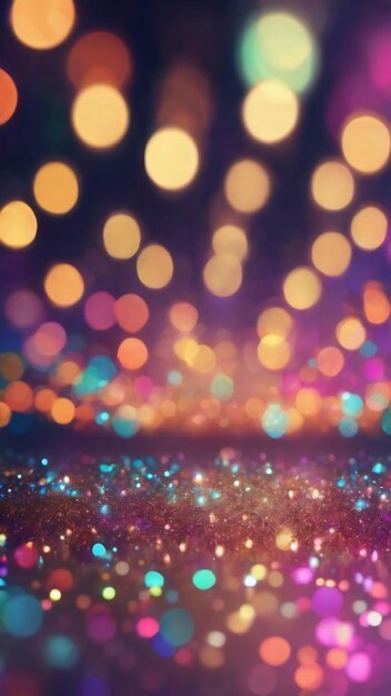 Abstract bokeh pastel background bokeh light shimmering blur spot lights on multicolored abstract ba