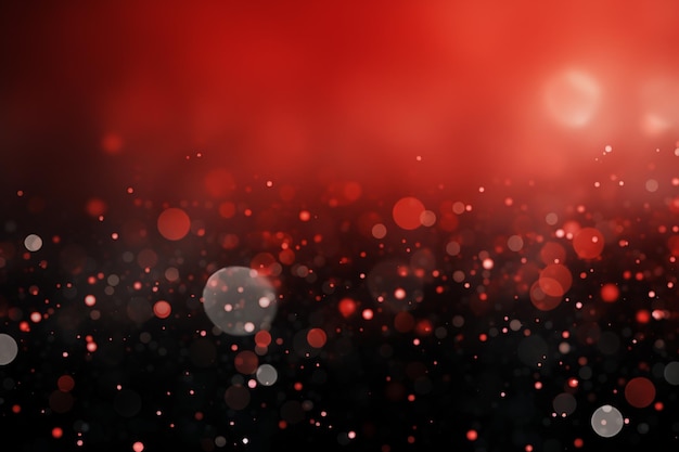 Photo abstract bokeh wallpaper in red and black