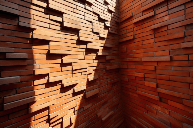 Abstract Brick Background Generative AI
