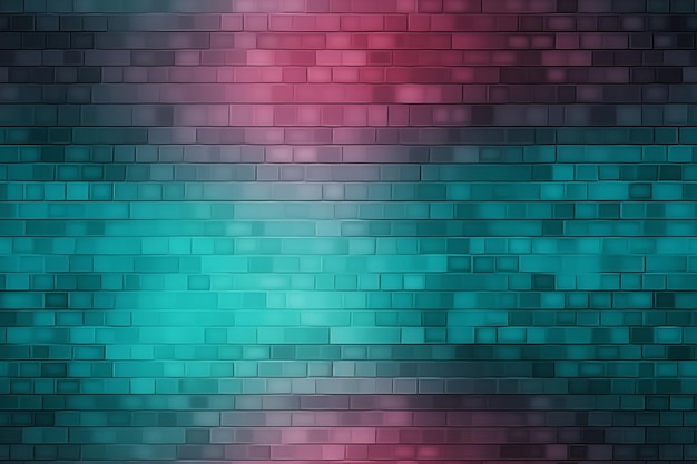 Photo abstract bricks texture background art style with cubic shapes