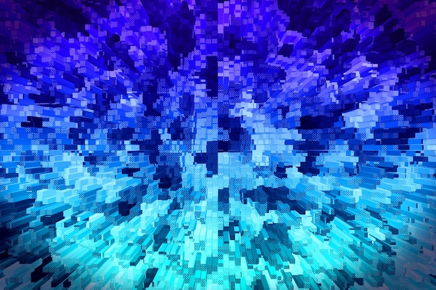 abstract bright background - 3d geometric mosaic.