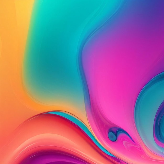Abstract bright background with flowing color gradients