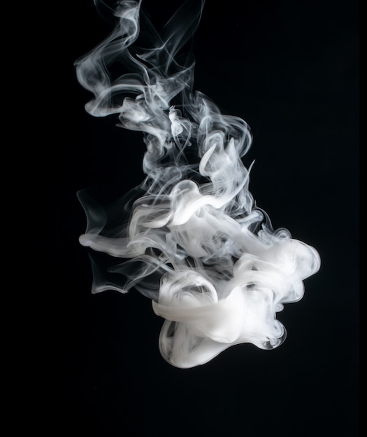 Photo abstract bright and beautiful color smoke