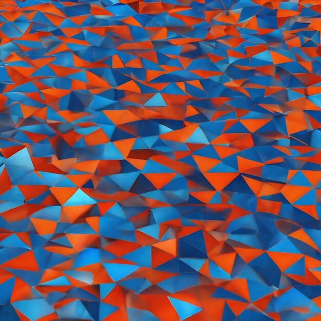 Abstract bright blue triangles