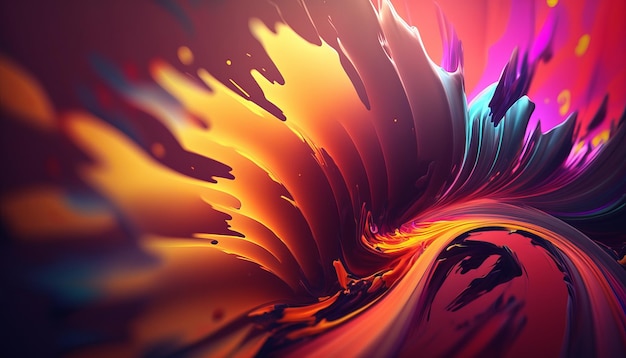 Abstract bright color background Generative AI