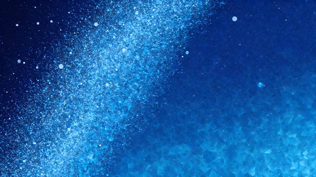 Photo abstract bright glitter blue background