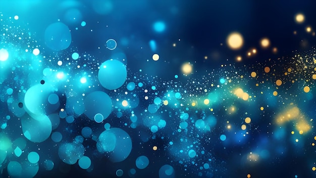 Abstract bright glitter blue background