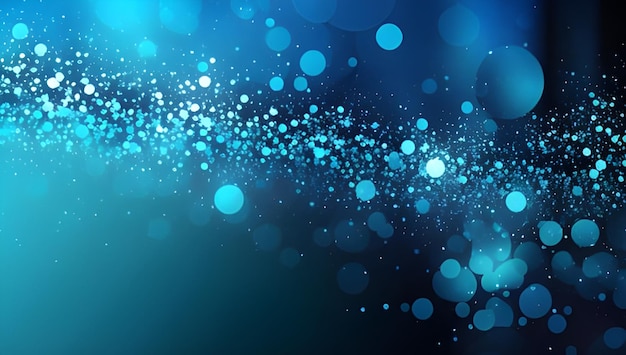 Abstract bright glitter blue background