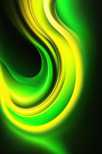 Abstract Bright Green Background