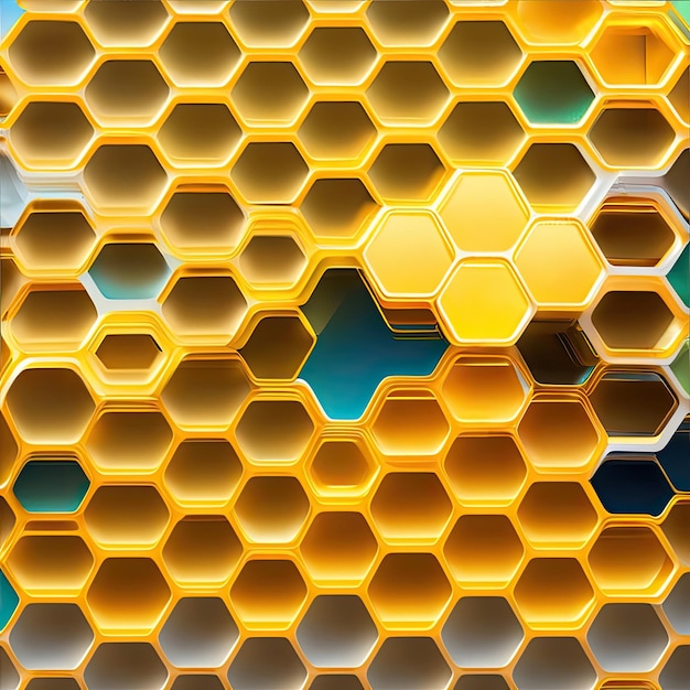 Abstract Bright Honey Background