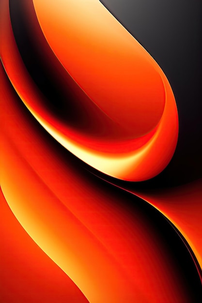 Абстрактный ярко-оранжевый фон