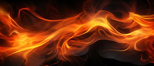 Abstract bright with bright glowing fire