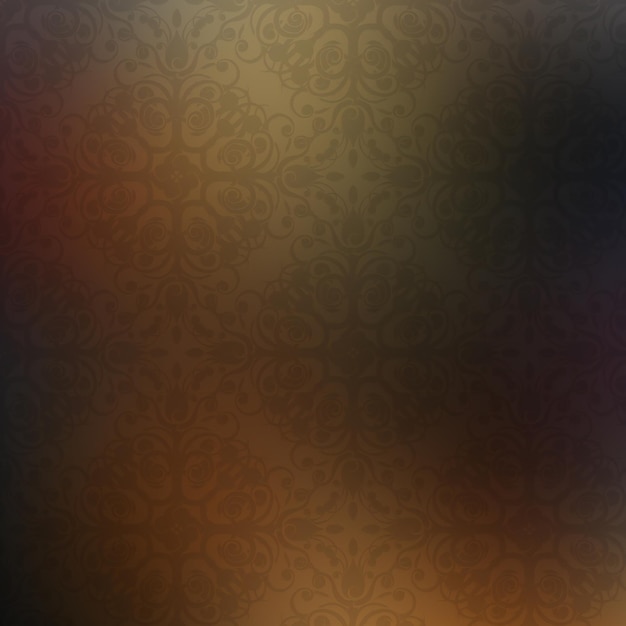 Abstract brown background with ornaments