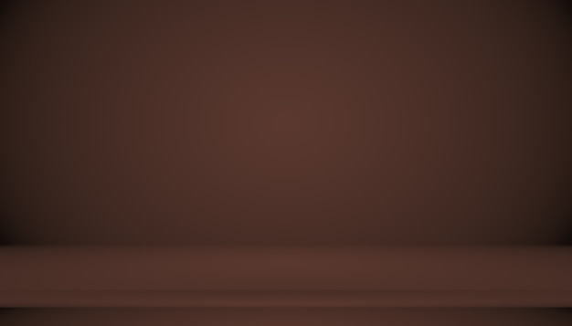 Abstract brown gradient well used as background for product display