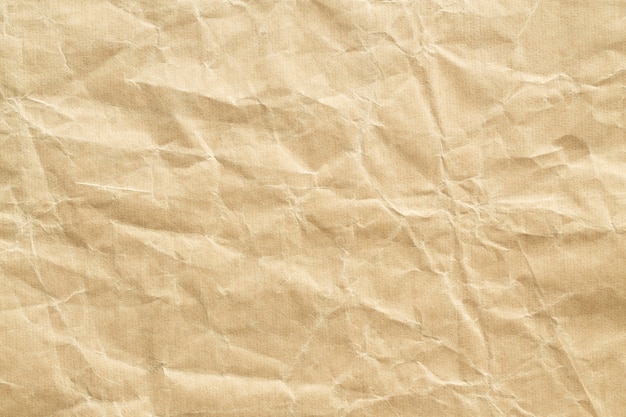 Abstract brown recycle crumpled paper for background