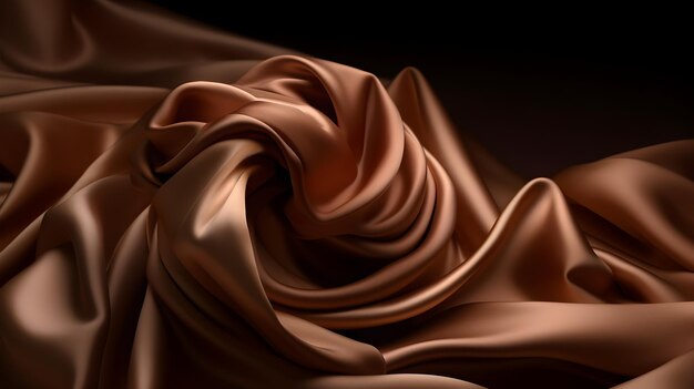 Abstract brown satin background