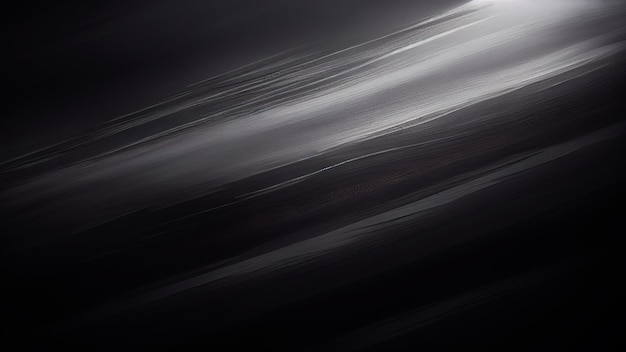 Abstract Brush Stroke Texture Background In Black And Gray Color