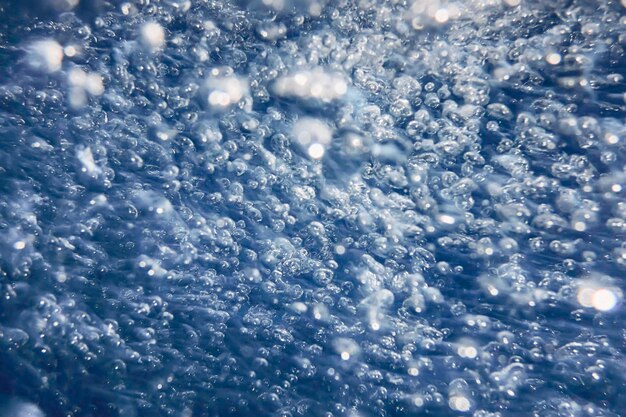 Абстрактные пузыри в воде, воздушные пузыри водный фон