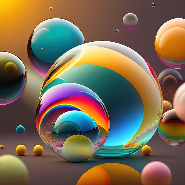 Abstract bubbles