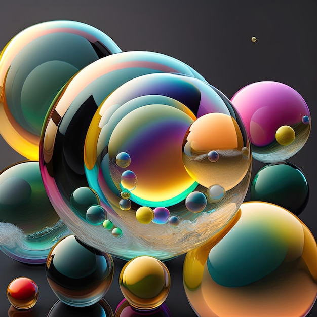 Abstract bubbles