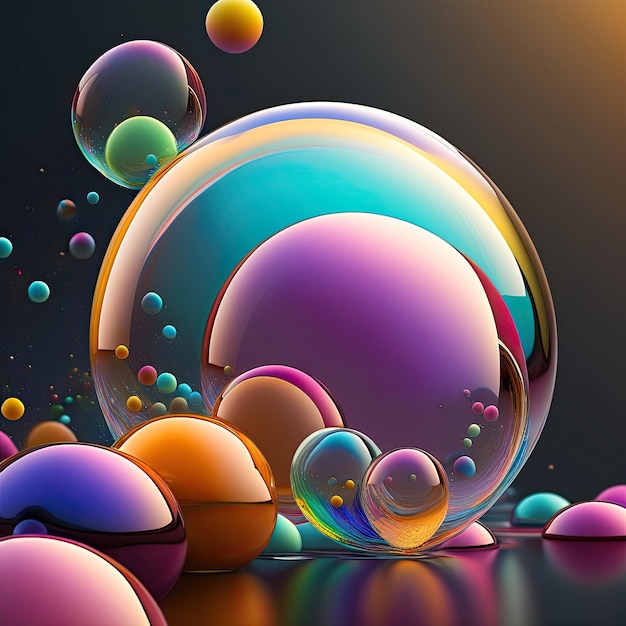 Abstract bubbles