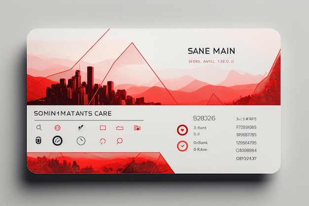 Abstract Business Card Layout