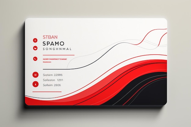 Abstract Business Card Layout