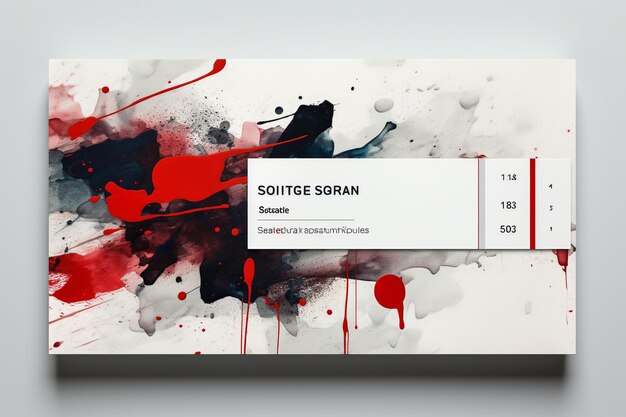 Abstract Business Card Layout