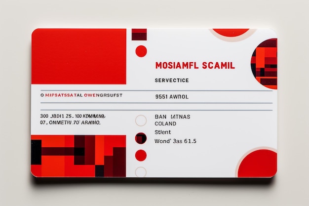 Abstract Business Card Layout