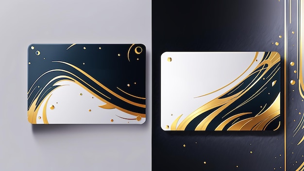 Photo abstract business card