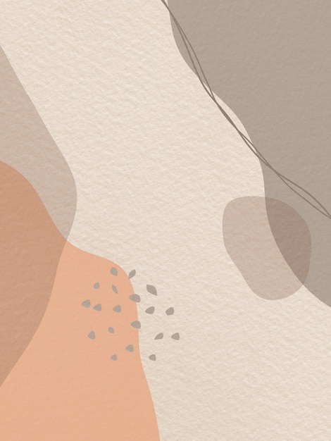 Abstract Businnes Card With Brown Colored Stain Background Watercolor Texture