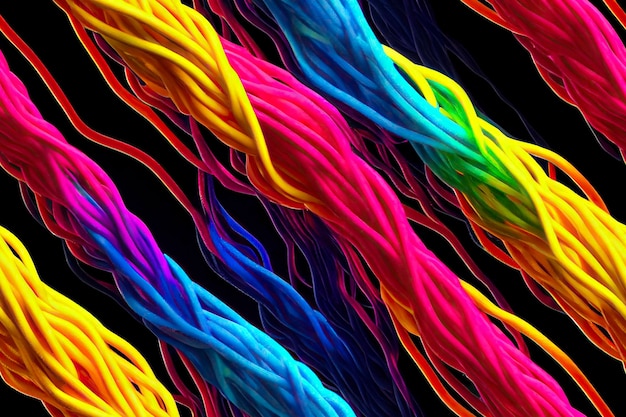 Abstract cable background