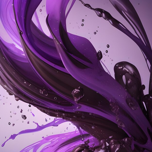 Abstract cadbury purple color watercolor beautiful smoke and splash realistic texture