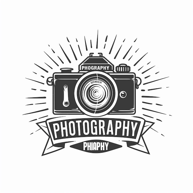 Abstract Camera logo met icoon logo ontwerp eps