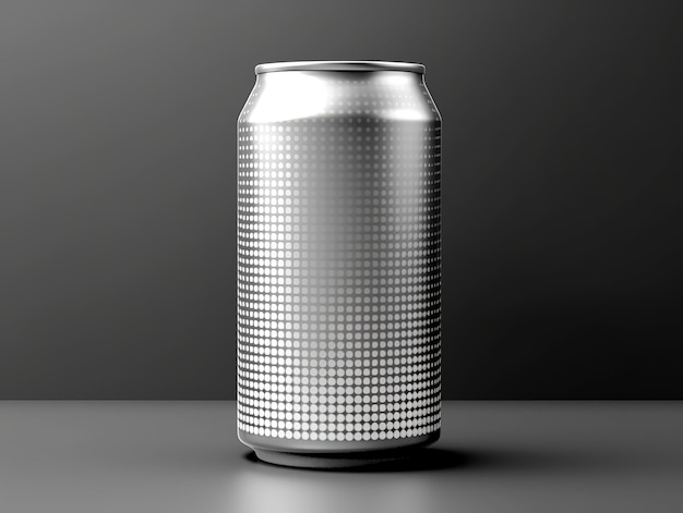 Abstract can for product mock up