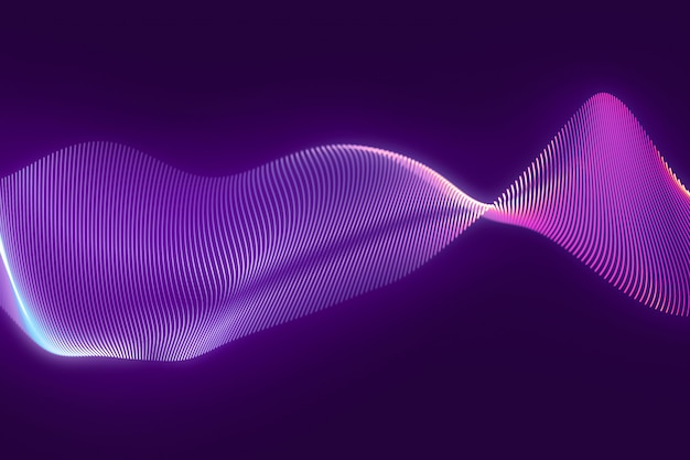 abstract cg violet wave texture background