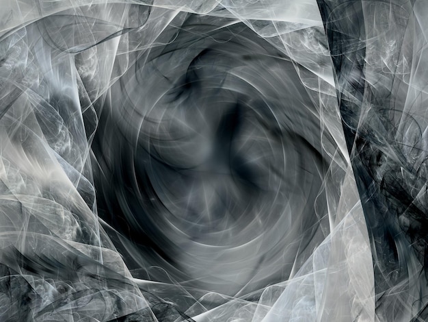 abstract chaotische fractale achtergrond 3D-rendering illustratie
