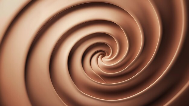 抽象 チョコレート 巻き 背景 クリーミー スパイラル 質感