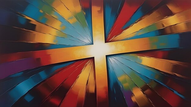 Abstract Christianity religion art design